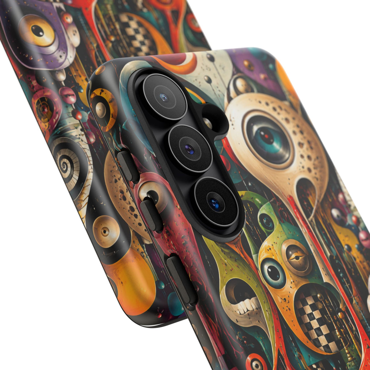 Surreal Monster Art Phone Case — Colorful Abstract Creature Design