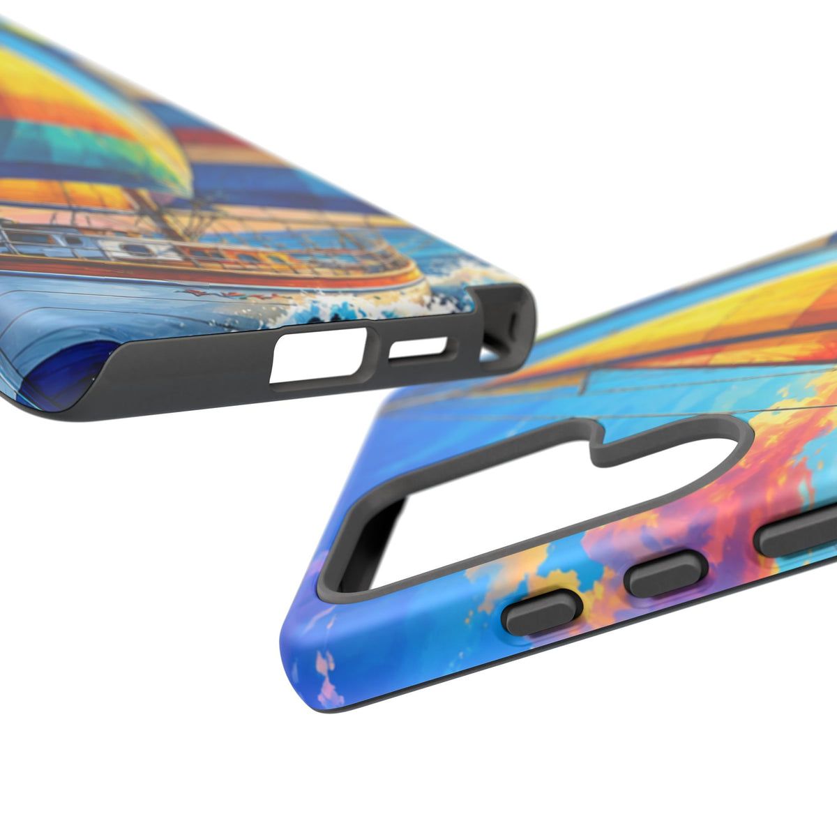 Sailboat Sunset Phone Case — Colorful Nautical iPhone Cover
