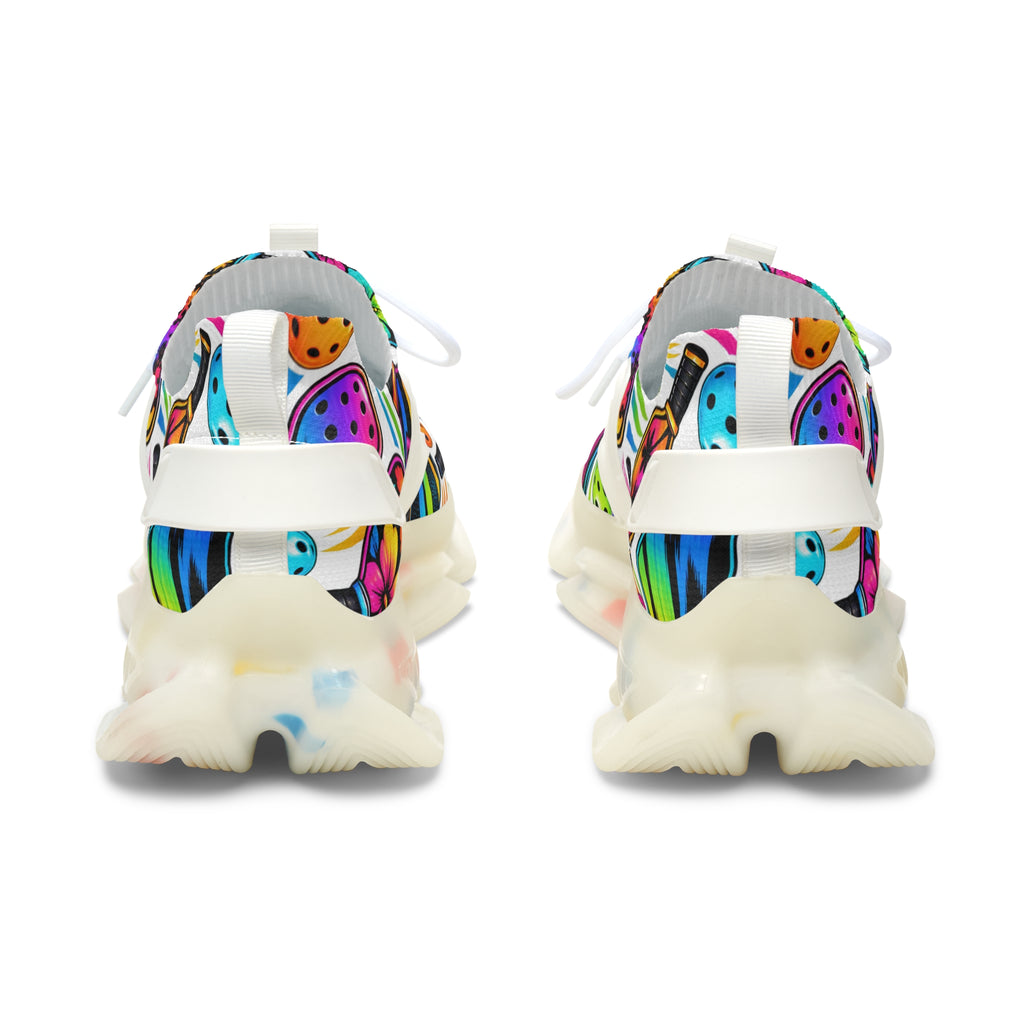 Mesh Sneakers — Vibrant Tropical Fruit Print Women’s Sneakers