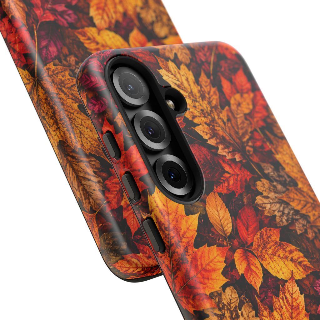 Autumn Leaves Tough Phone Case — Fall Foliage Protective Cover