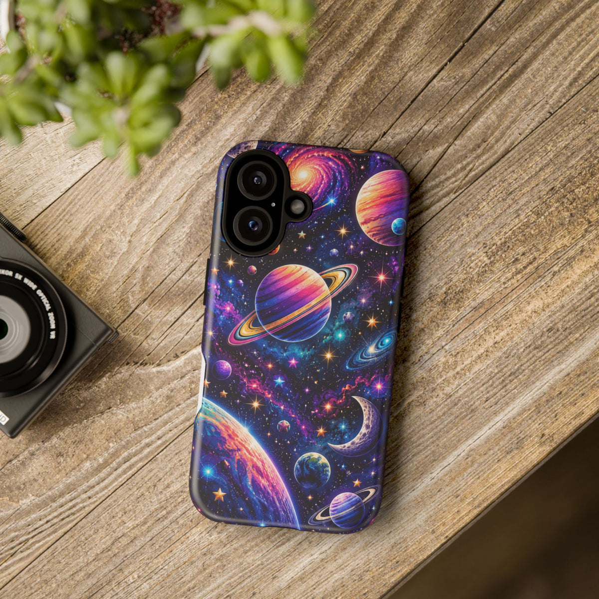 Colorful Galaxy Planets phone case | Tough Case