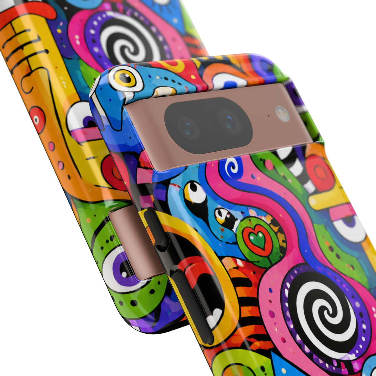 Colorful Abstract Doodle Tough Phone Case