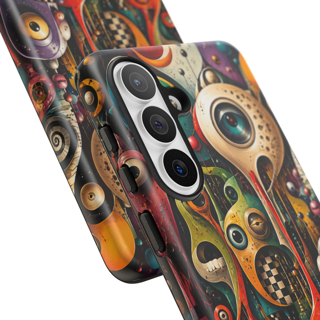 Surreal Monster Art Phone Case — Colorful Abstract Creature Design