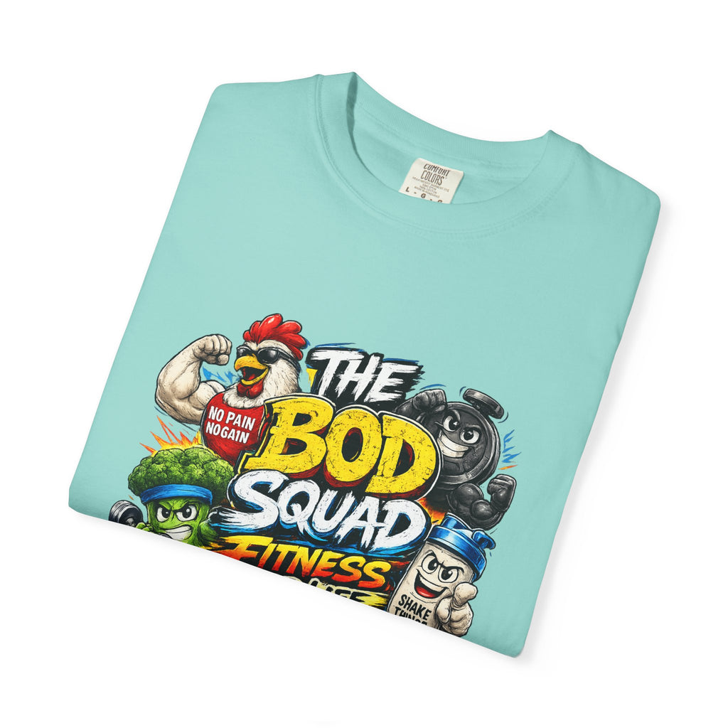 The Bod Squad Fitness For Life T-Shirt | Cartoon Gym Characters