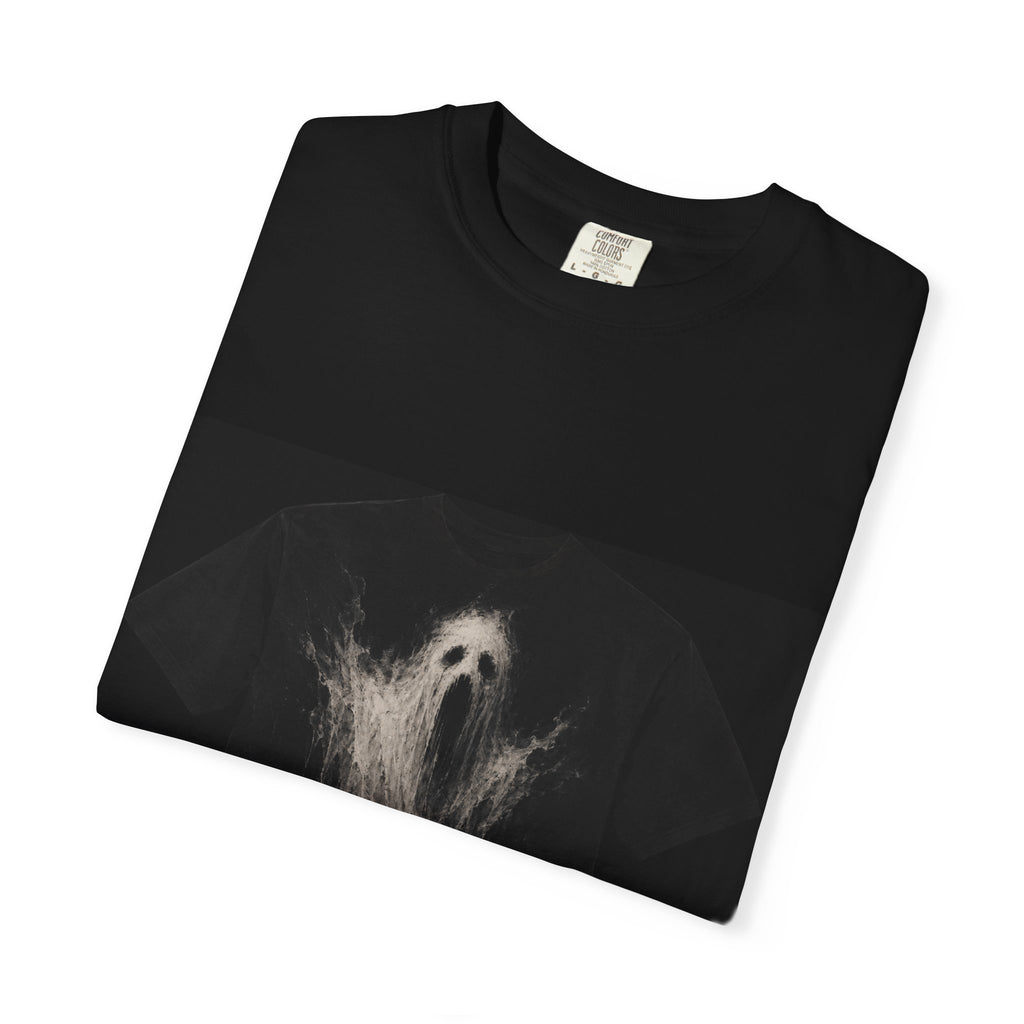 Haunted Ghost Illustration T-shirt | Spooky Ghost Shirt