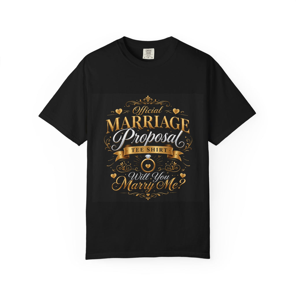 Official Marriage Proposal Will You Marry Me T-Shirt