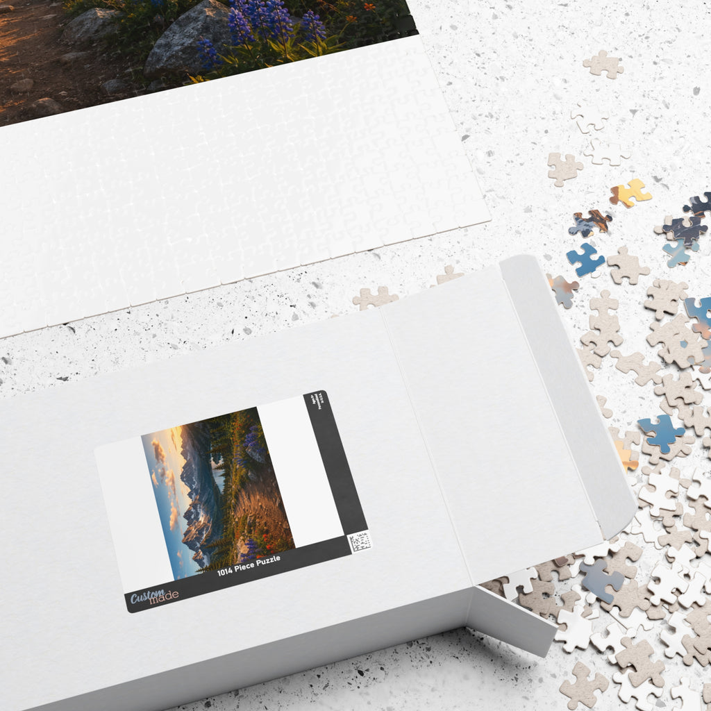 Sunset Mountain Trail Puzzle | Scenic Landscape Jigsaw