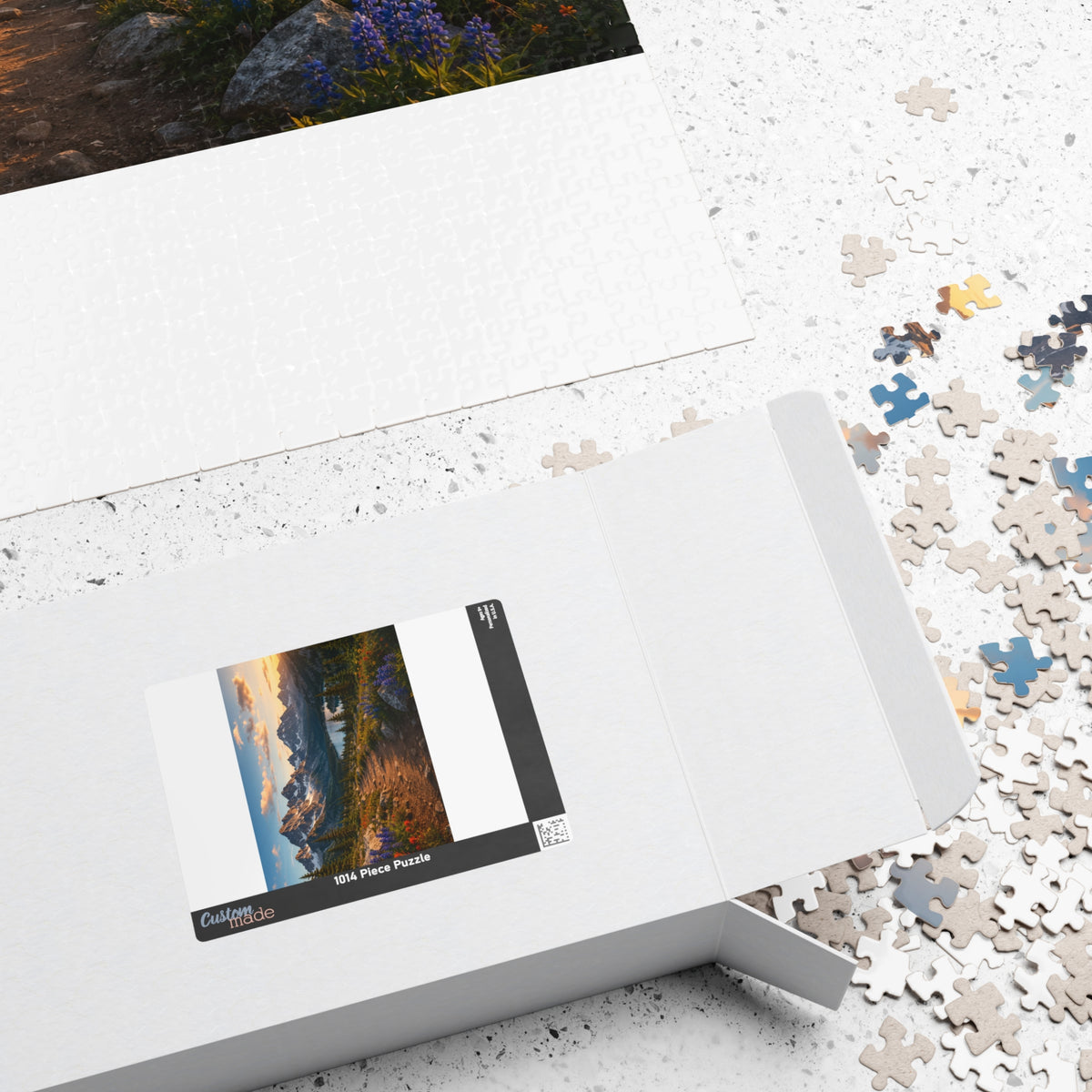 Sunset Mountain Trail Puzzle | Scenic Landscape Jigsaw
