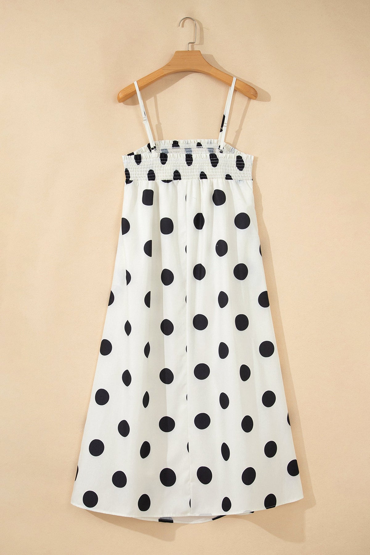 Polka Dot Spaghetti Strap Maxi Dress