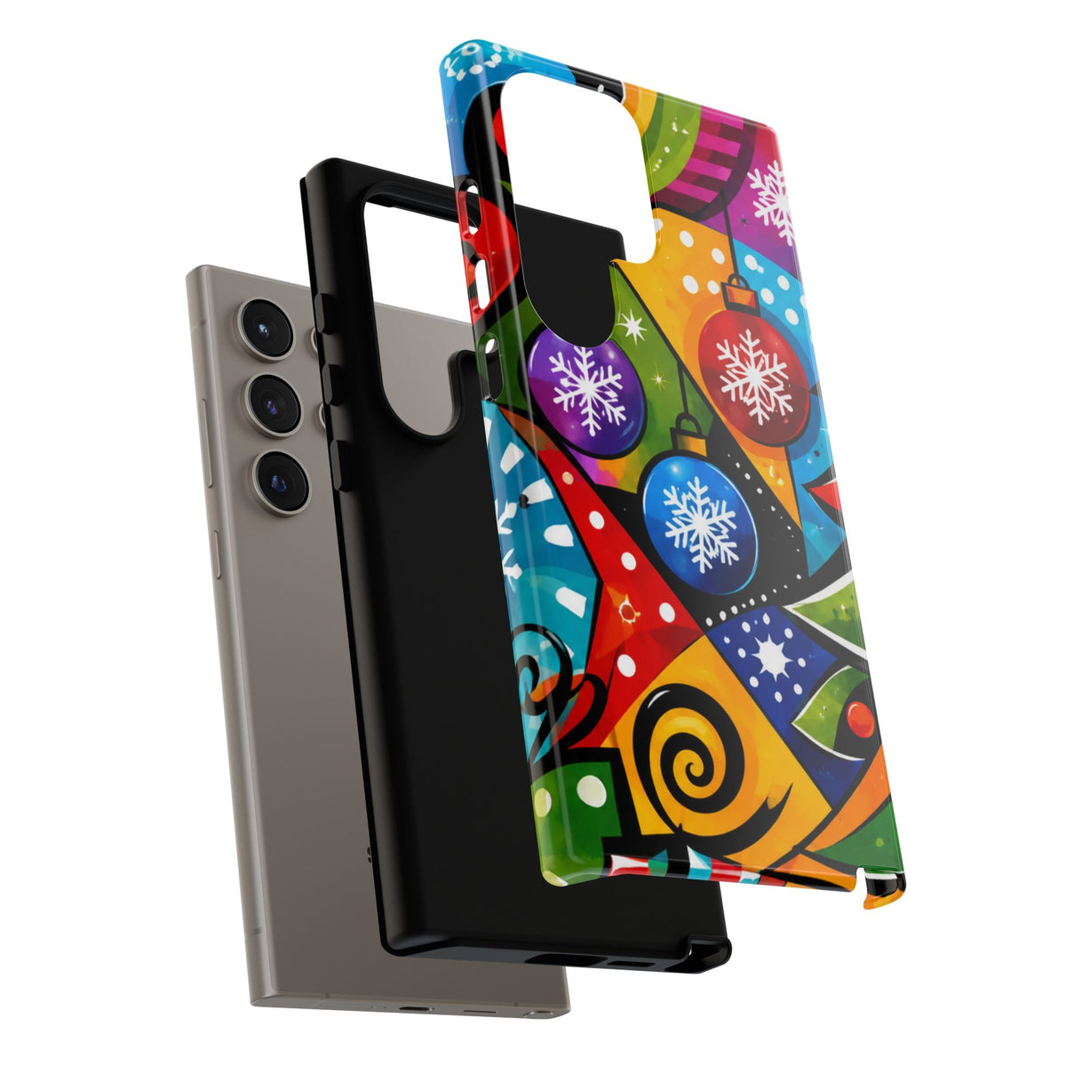 Holiday Ornament Phone Case — Colorful Festive Christmas Design