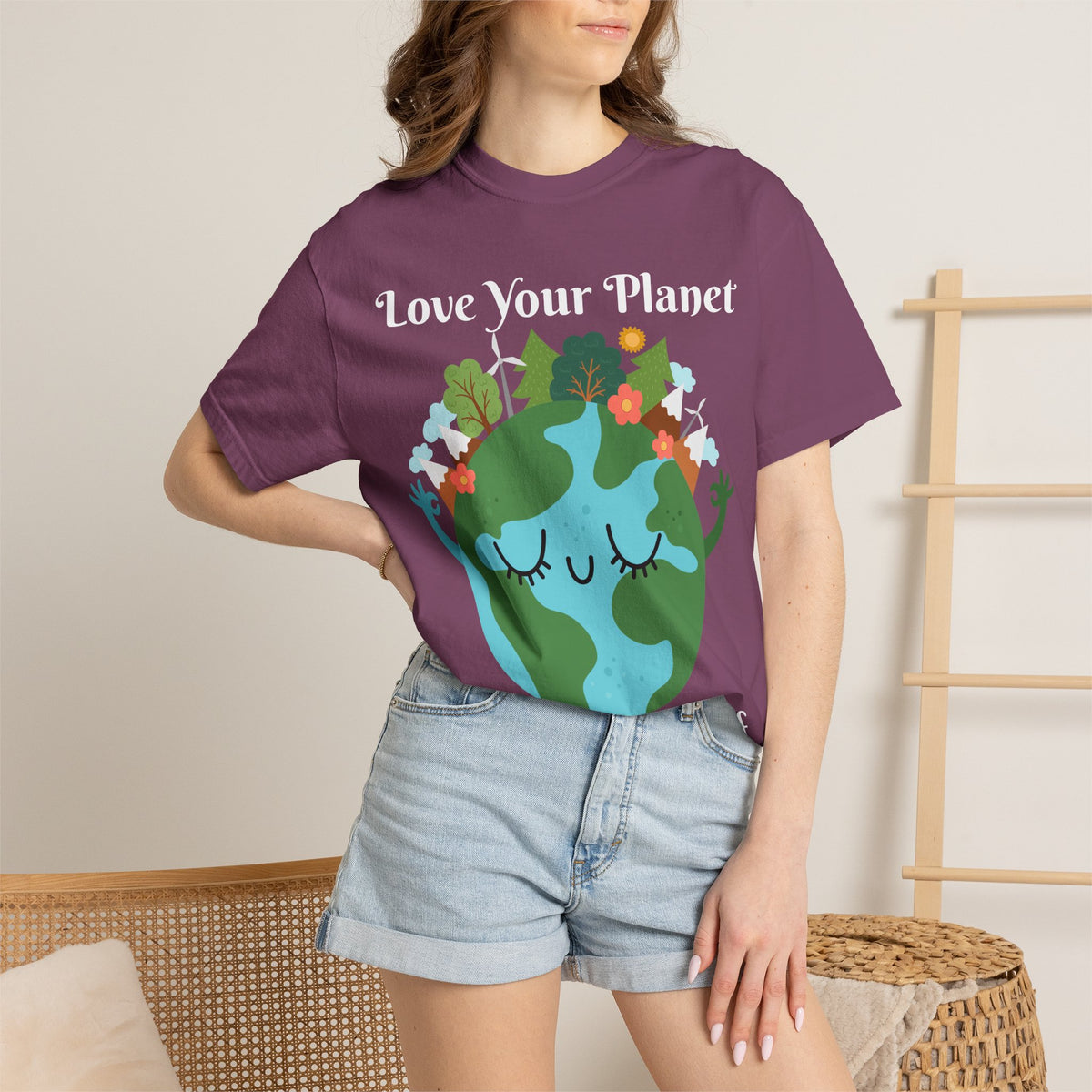 Love Your Planet Love Yourself T-Shirt — Earth Day Eco-Friendly Graphic Tee