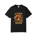 Campfire Gang T-Shirt | Camping Cartoon S'mores Bonfire Design