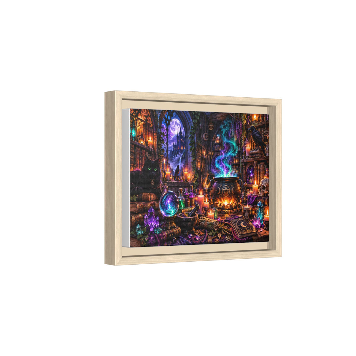 Mystic Witch’s Apothecary Matte Canvas Framed Art