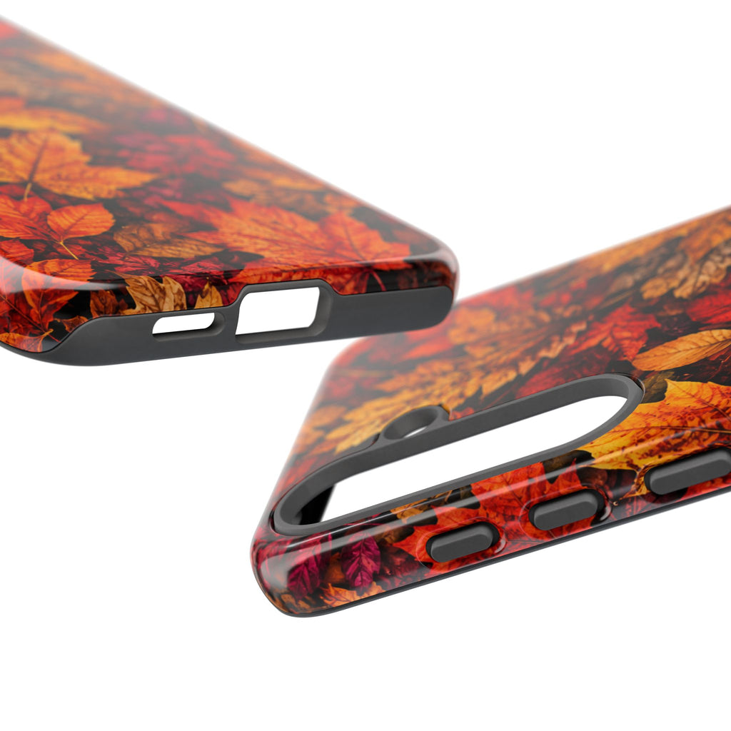 Autumn Leaves Tough Phone Case — Fall Foliage Protective Cover