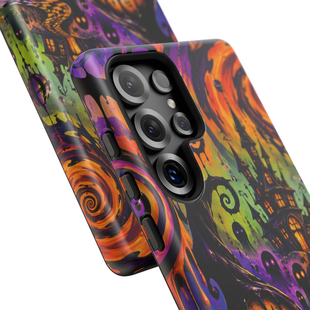 Phone Case — Psychedelic Haunted House Halloween Design