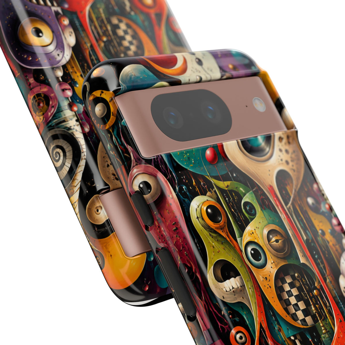 Surreal Monster Art Phone Case — Colorful Abstract Creature Design