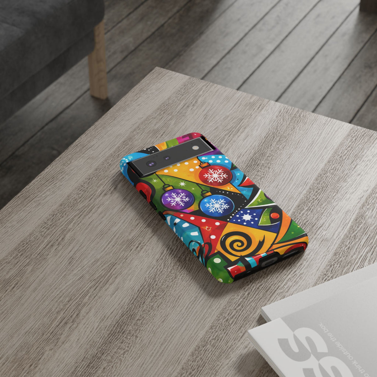 Holiday Ornament Phone Case — Colorful Festive Christmas Design