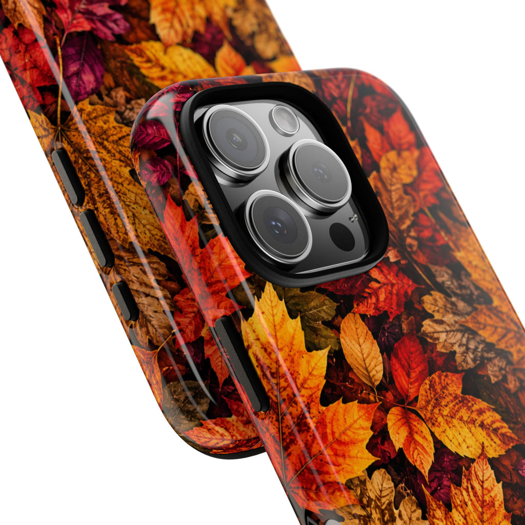 Autumn Leaves Tough Phone Case — Fall Foliage Protective Cover