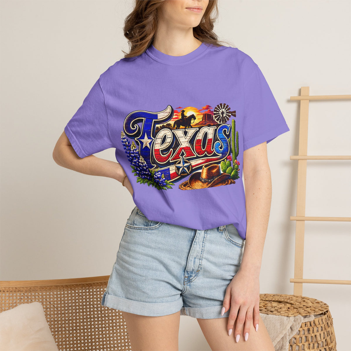 Texas Vintage Postcard T-Shirt | Lone Star State Roadtrip