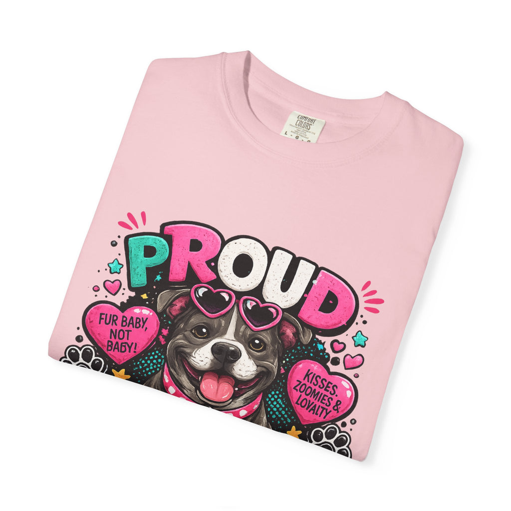 Proud Pitbull Mom T-Shirt | Cute Pitbull Illustration