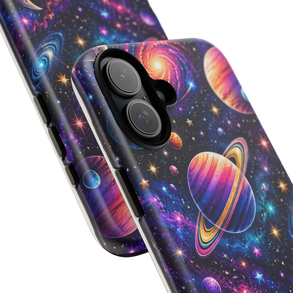 Colorful Galaxy Planets phone case | Tough Case