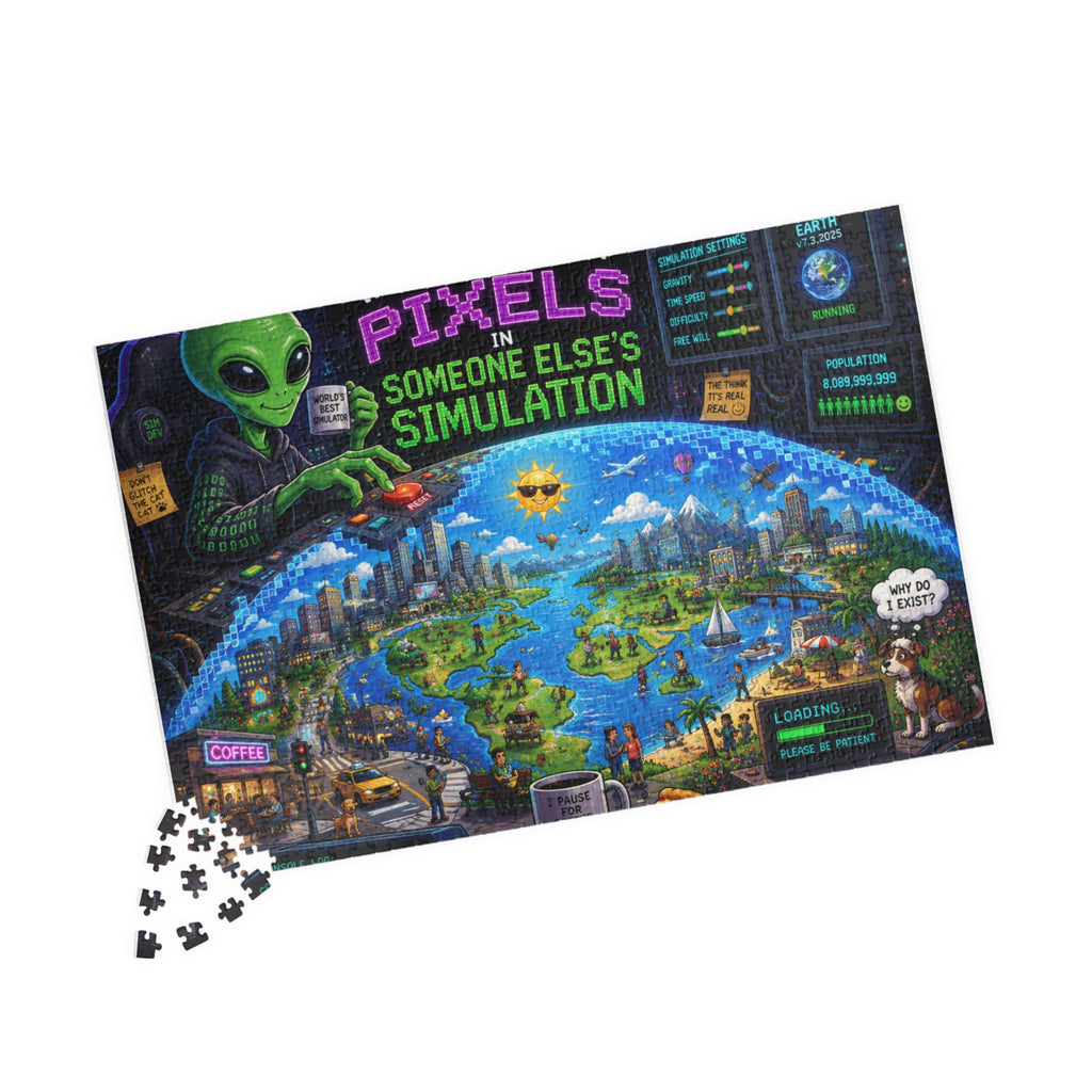 We Are All Just Pixels in Someone Else's Simulation Puzzle