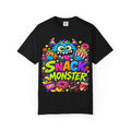Snack Monster T-shirt | Colorful Cartoon Monster Snacks