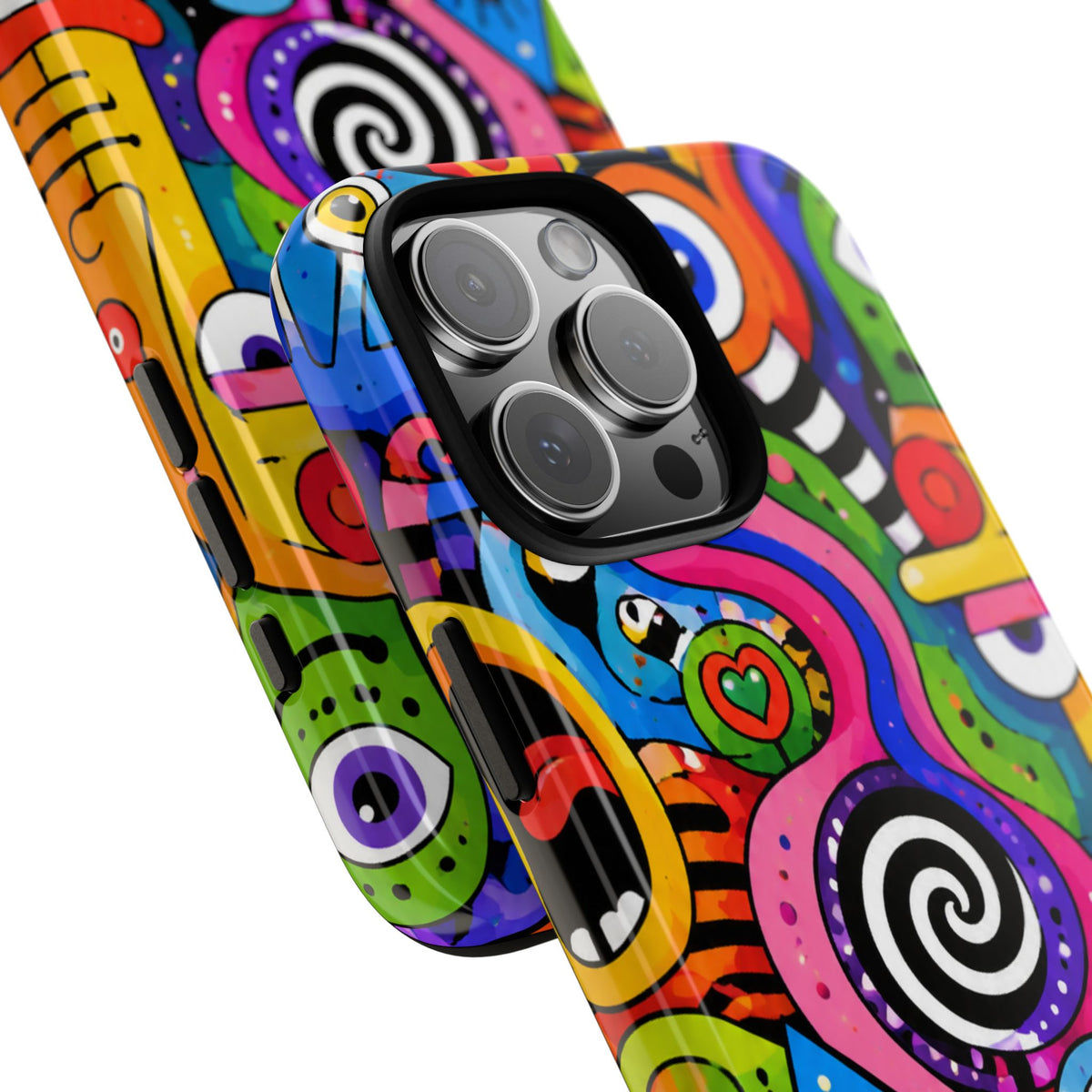 Colorful Abstract Doodle Tough Phone Case