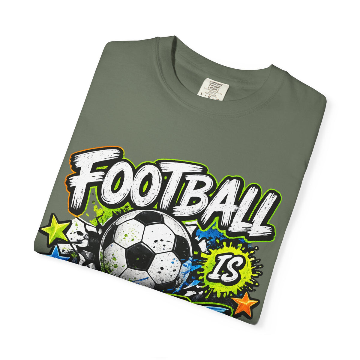 Football Is Life T-shirt | Soccer Ball Graphic Tee, Youth Sports