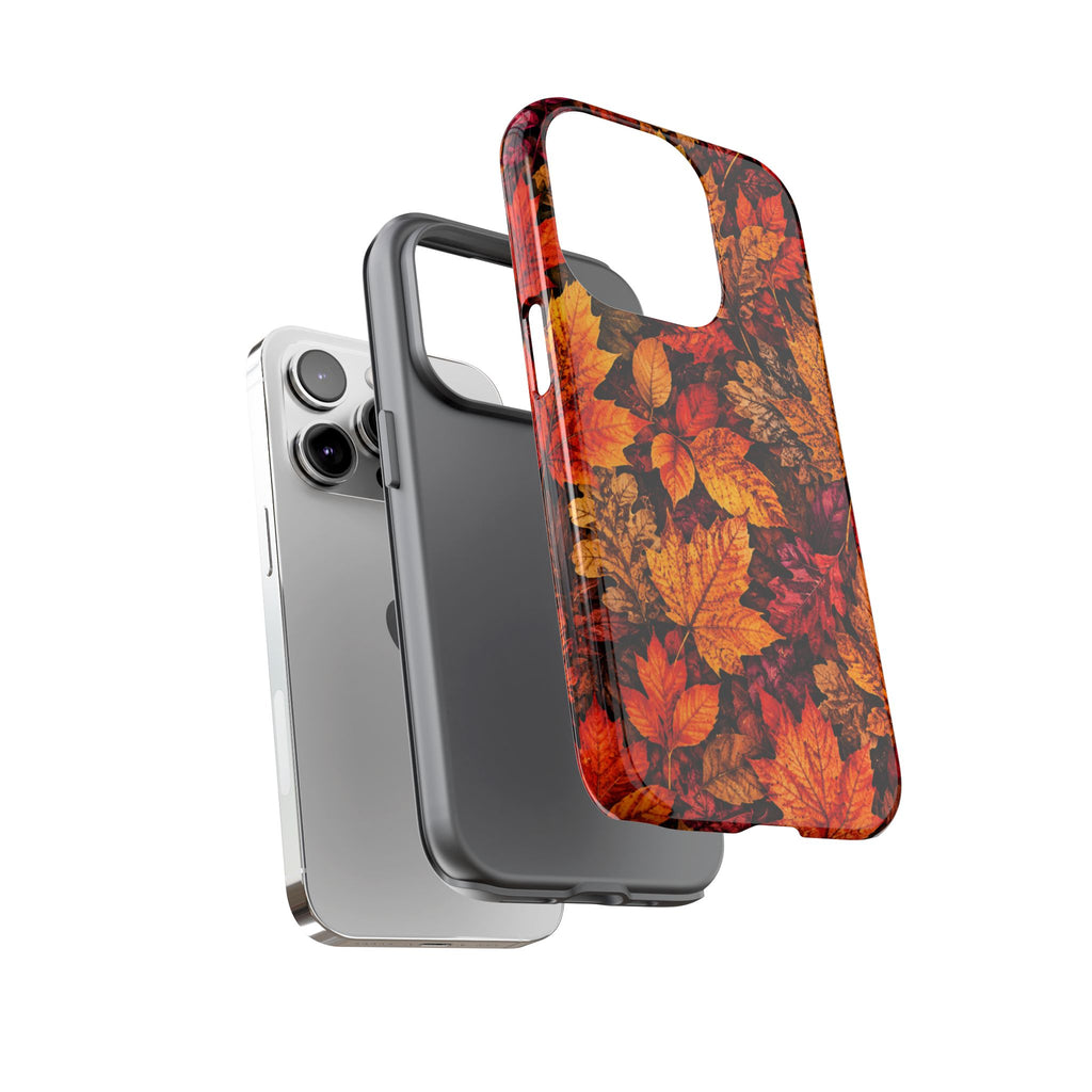 Autumn Leaves Tough Phone Case — Fall Foliage Protective Cover