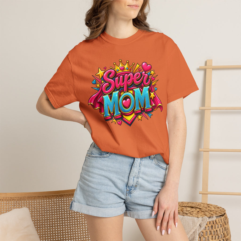 Super Mom T-Shirt — Colorful Comic-Style Mother's Day Tee