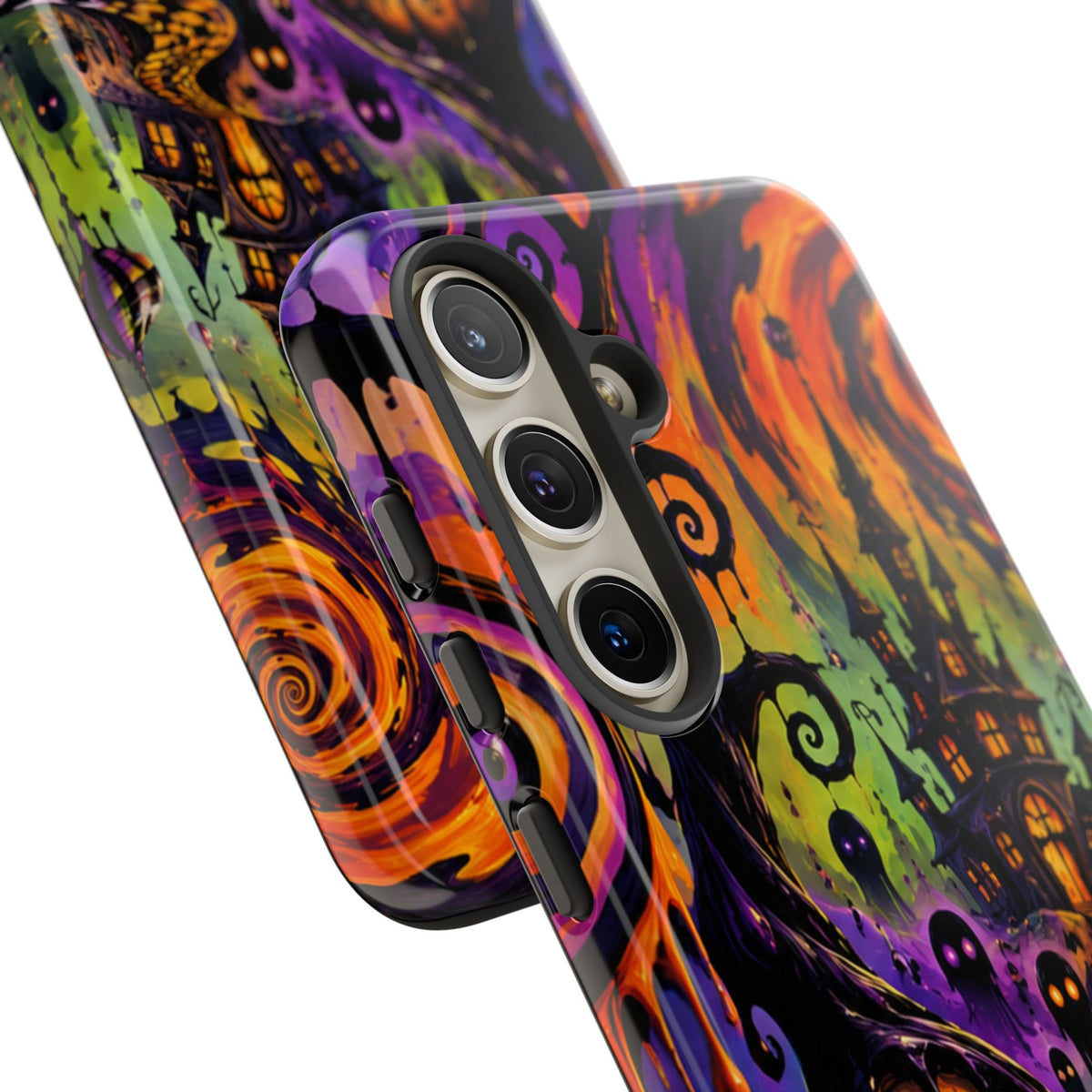 Phone Case — Psychedelic Haunted House Halloween Design