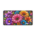 Floral Burst Vanity Plate — Colorful Flower License Plate