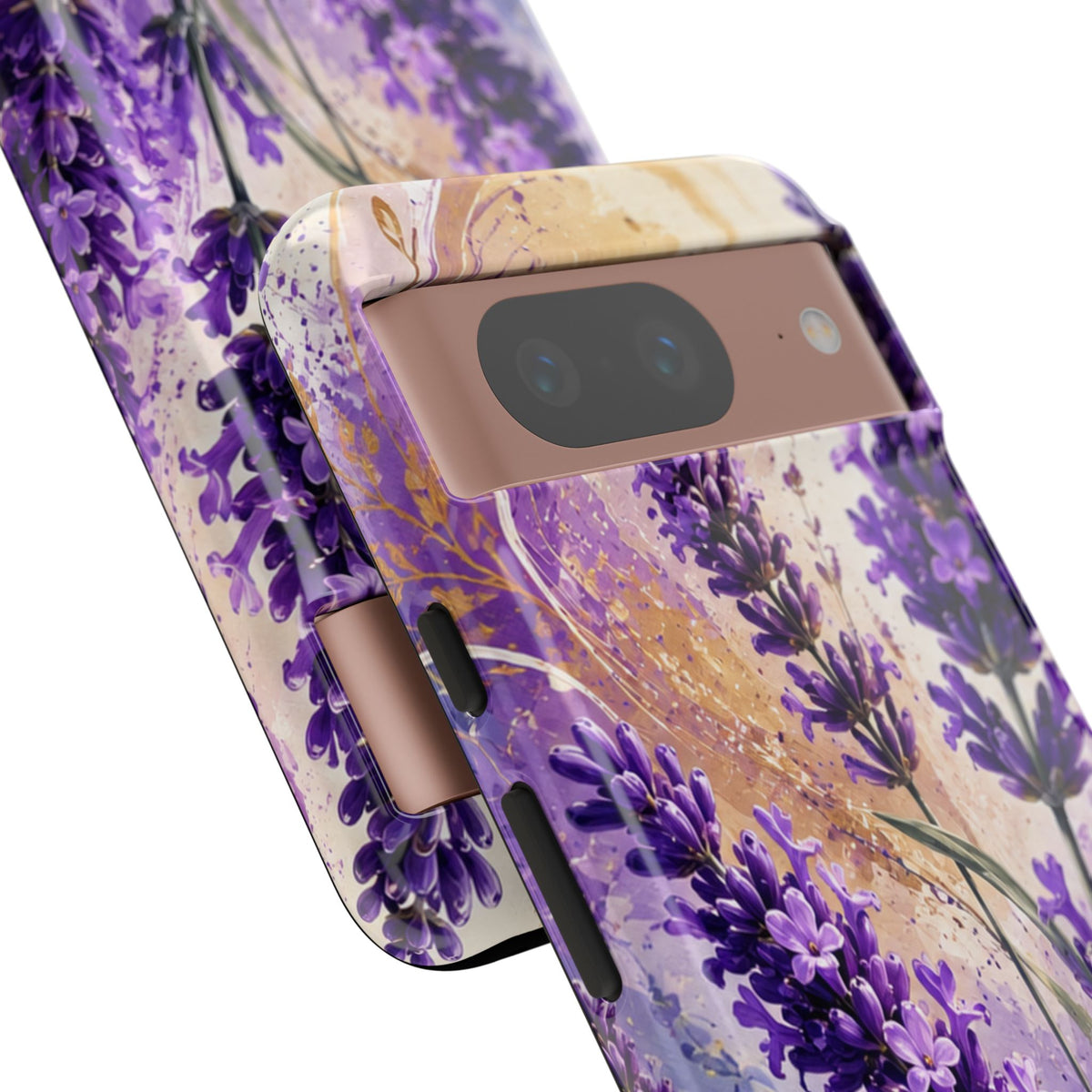 Lavender Bouquet Tough Phone Case — Protective Floral iPhone Case