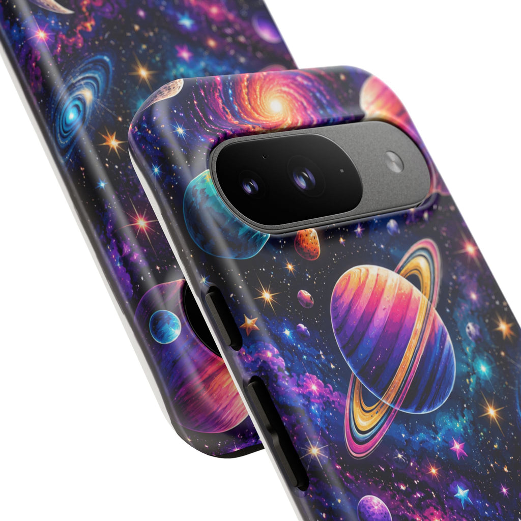Colorful Galaxy Planets phone case | Tough Case