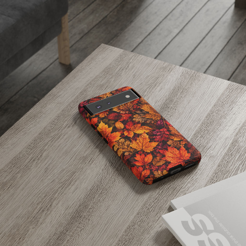 Autumn Leaves Tough Phone Case — Fall Foliage Protective Cover