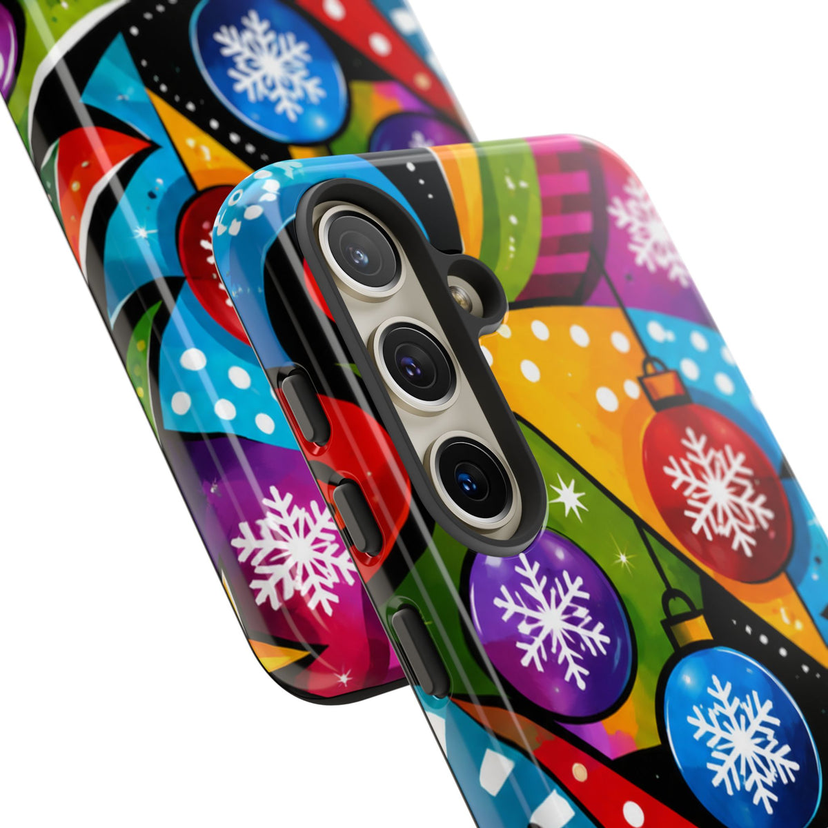 Holiday Ornament Phone Case — Colorful Festive Christmas Design
