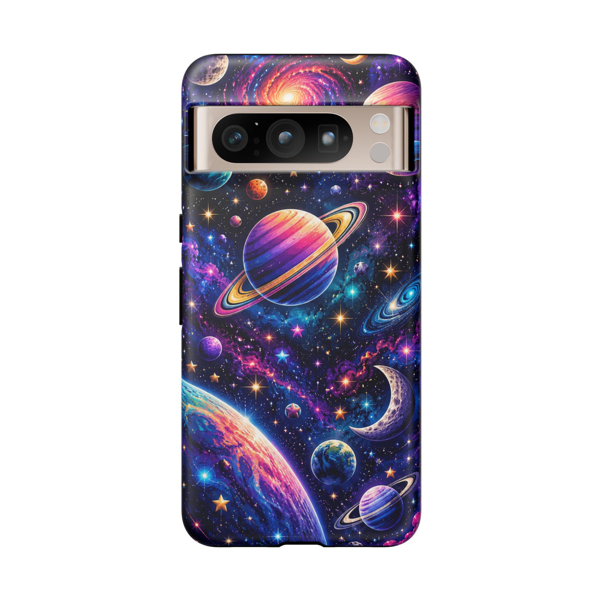 Colorful Galaxy Planets phone case | Tough Case