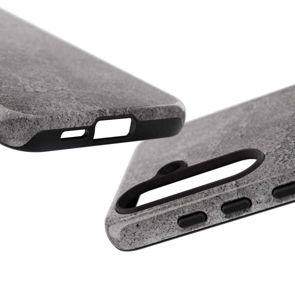 Concrete Texture Phone Case — Rugged Grey Protective iPhone Cover