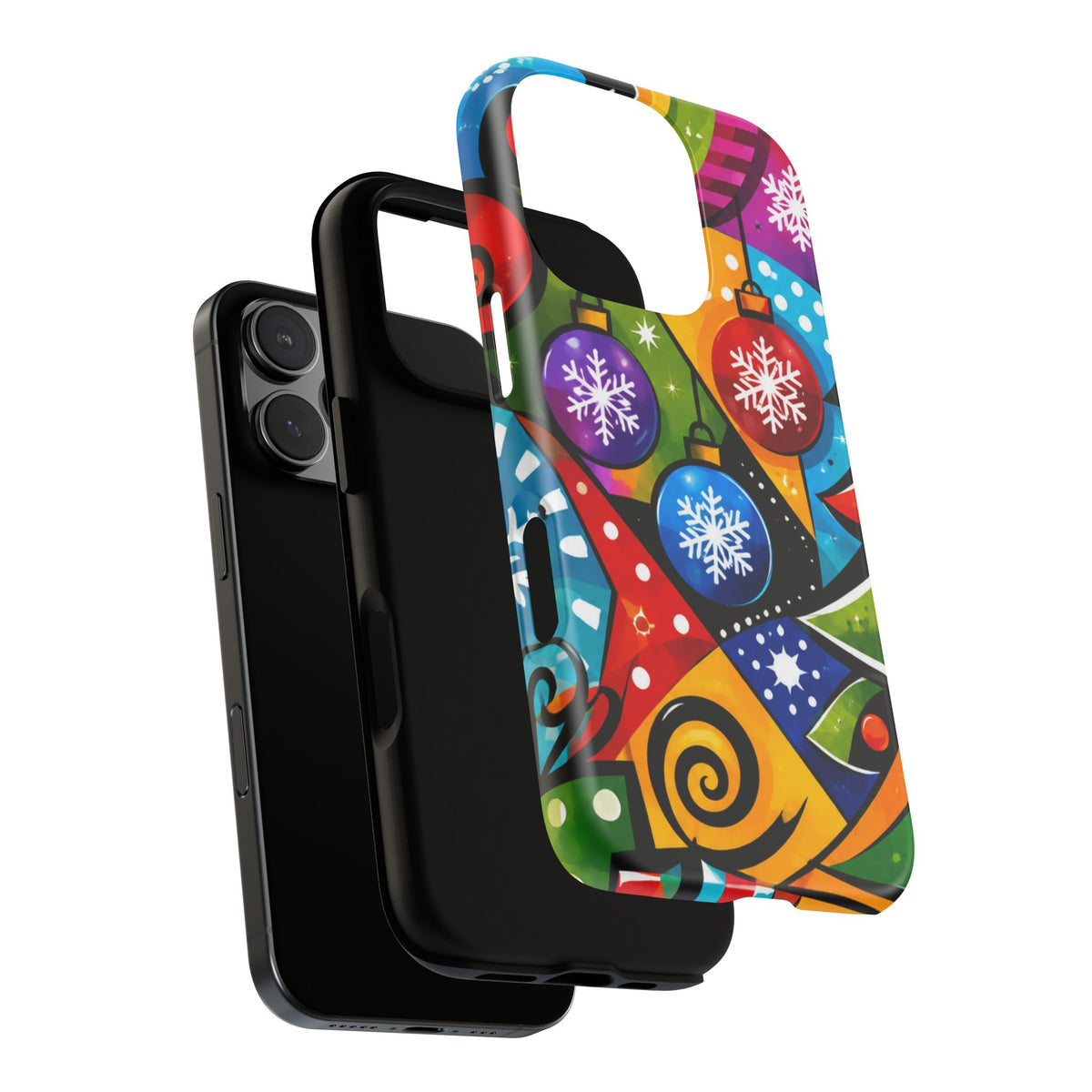 Holiday Ornament Phone Case — Colorful Festive Christmas Design