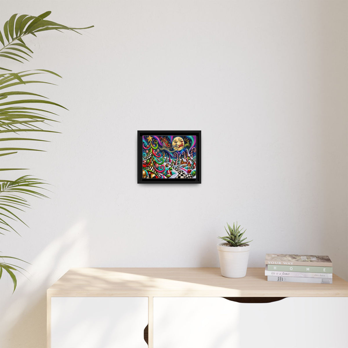 Whimsical Christmas Night Canvas