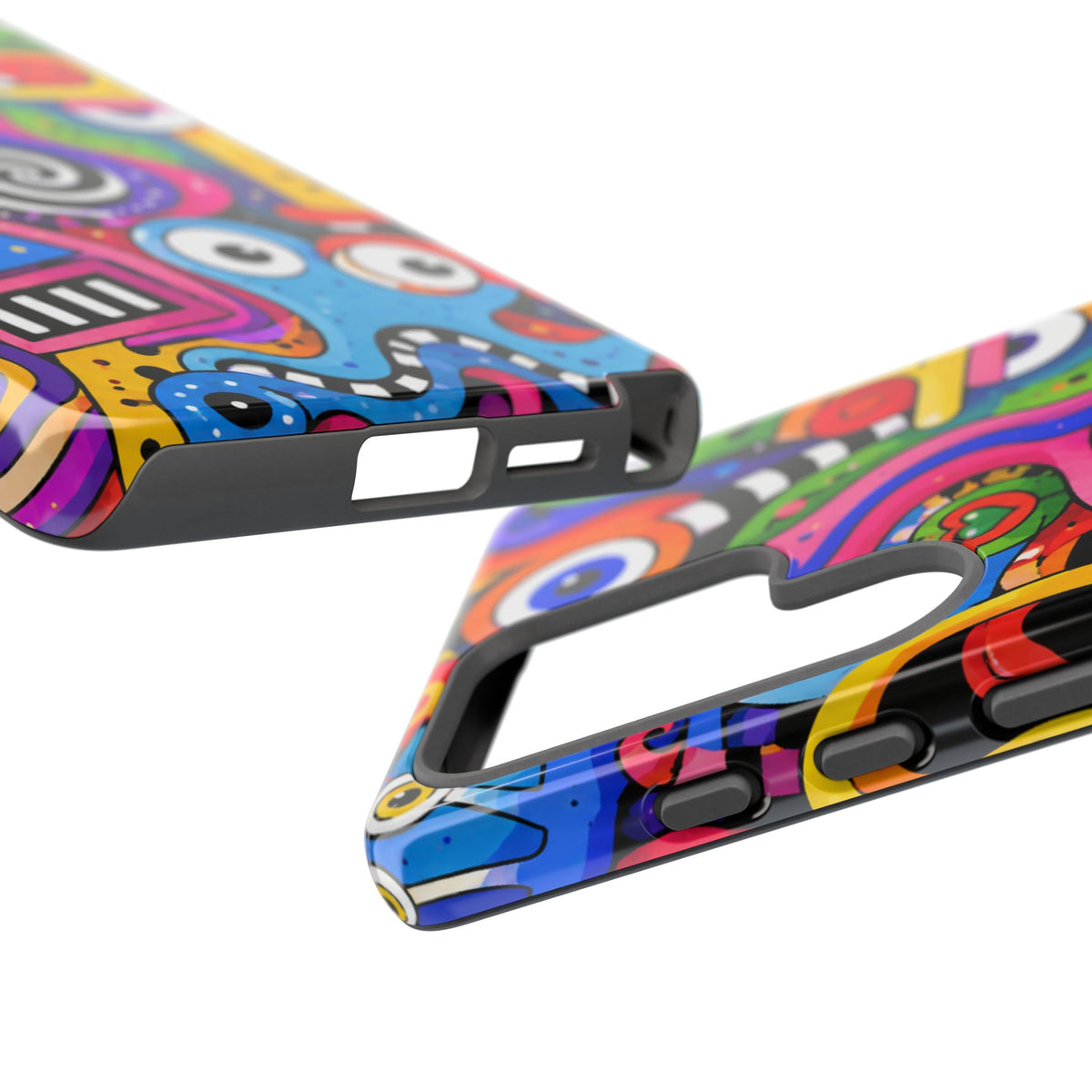 Colorful Abstract Doodle Tough Phone Case