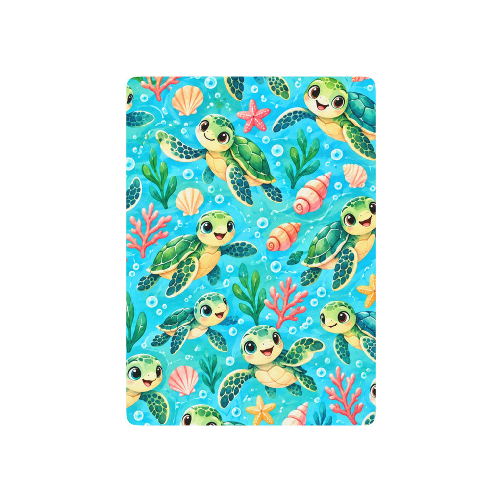Sea Turtle Poker Playing Cards — Cute Marine Card Deck for Game Night