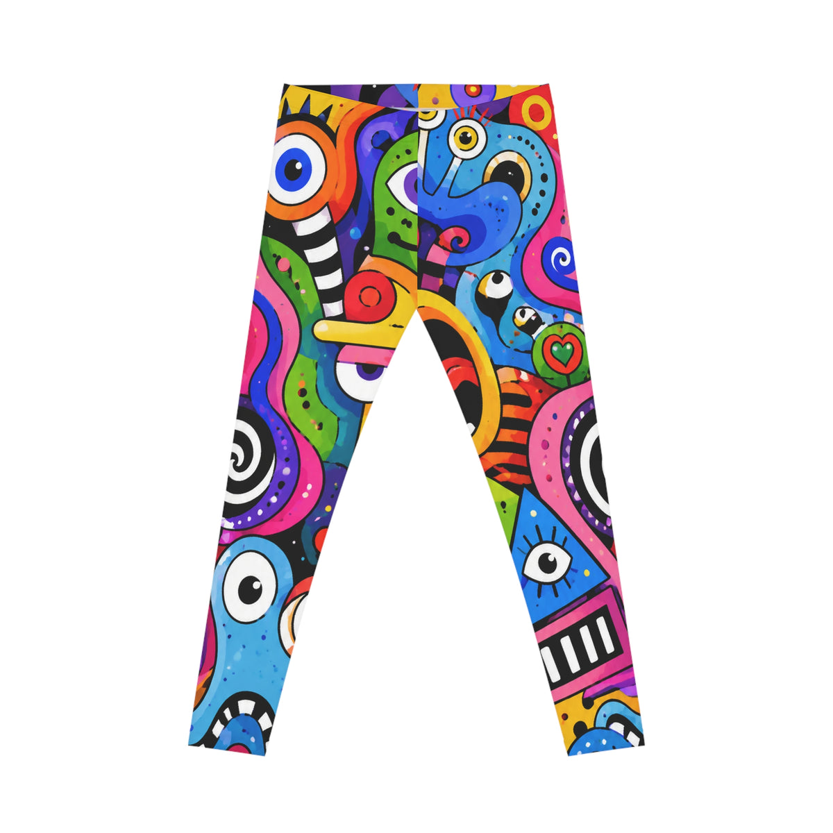 Colorful Abstract Doodle Leggings