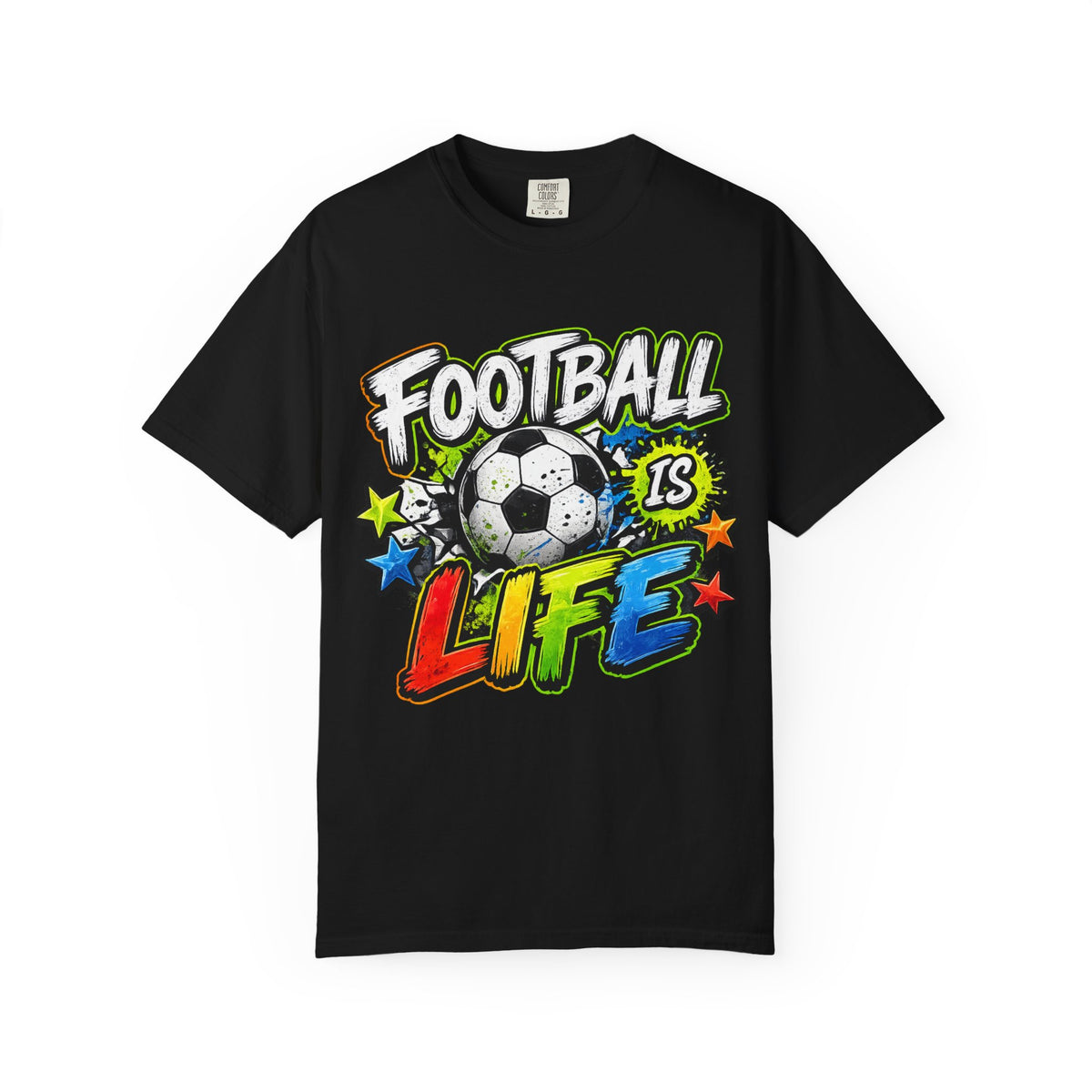 Football Is Life T-shirt | Soccer Ball Graphic Tee, Youth Sports
