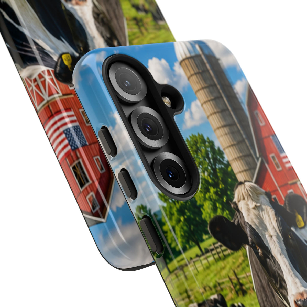 Cow Farm Phone Case — Rustic Barnyard iPhone Cover