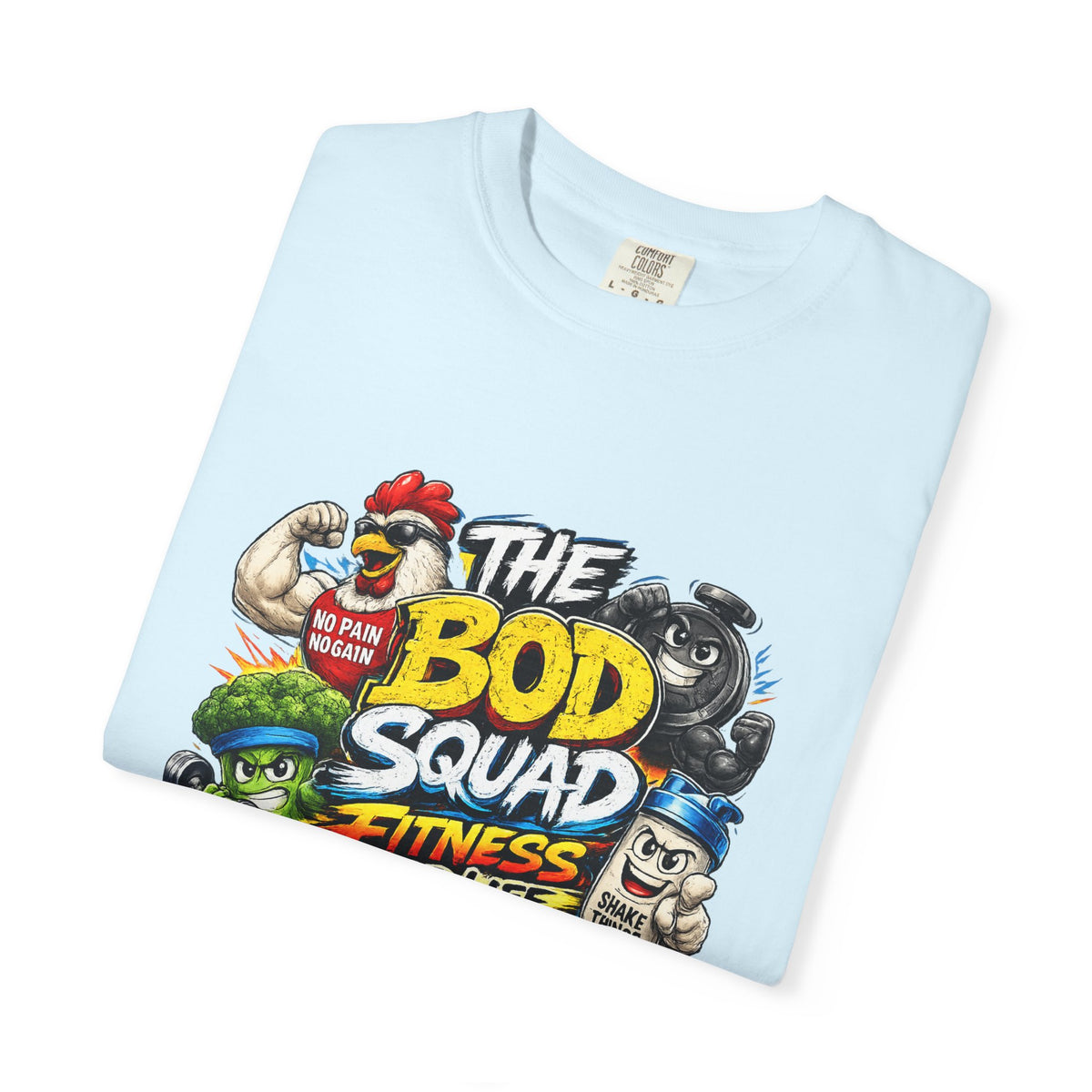 The Bod Squad Fitness For Life T-Shirt | Cartoon Gym Characters