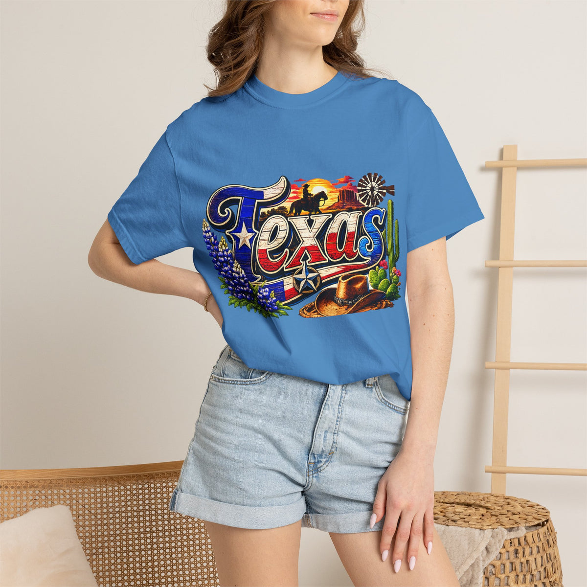 Texas Vintage Postcard T-Shirt | Lone Star State Roadtrip