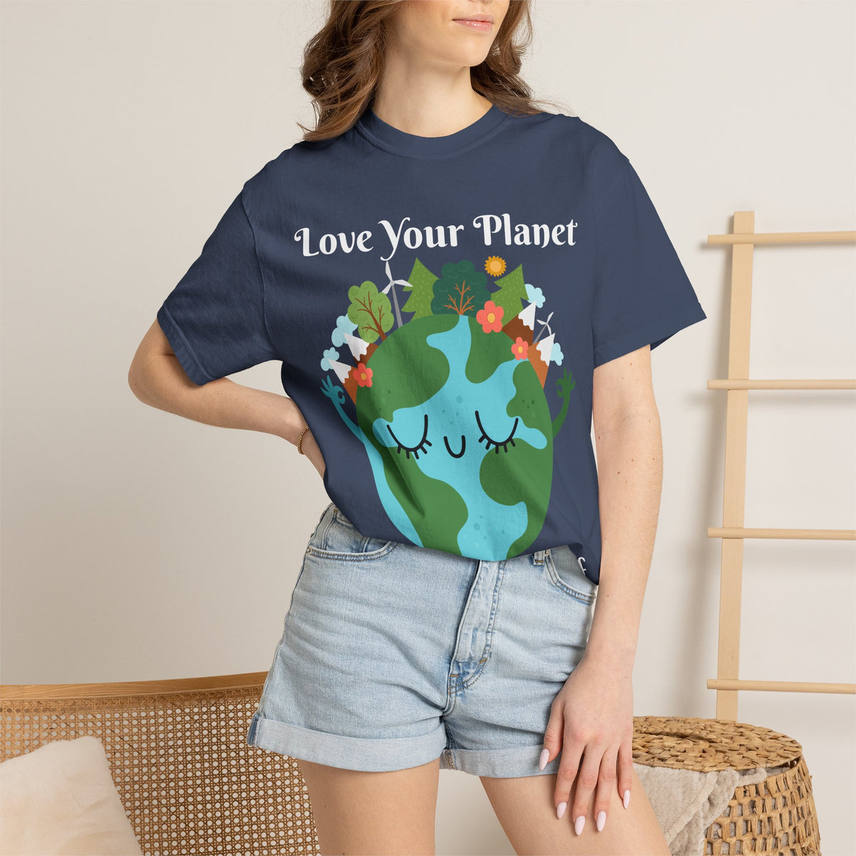 Love Your Planet Love Yourself T-Shirt — Earth Day Eco-Friendly Graphic Tee
