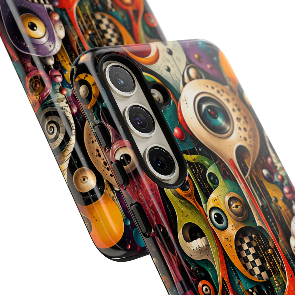 Surreal Monster Art Phone Case — Colorful Abstract Creature Design